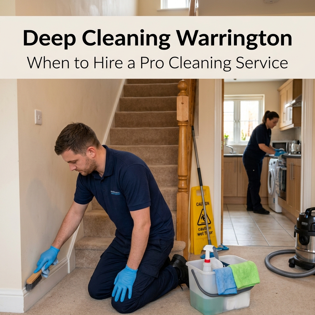 Deep Cleaning Warrington: When to Hire a Pro Cleaning Service