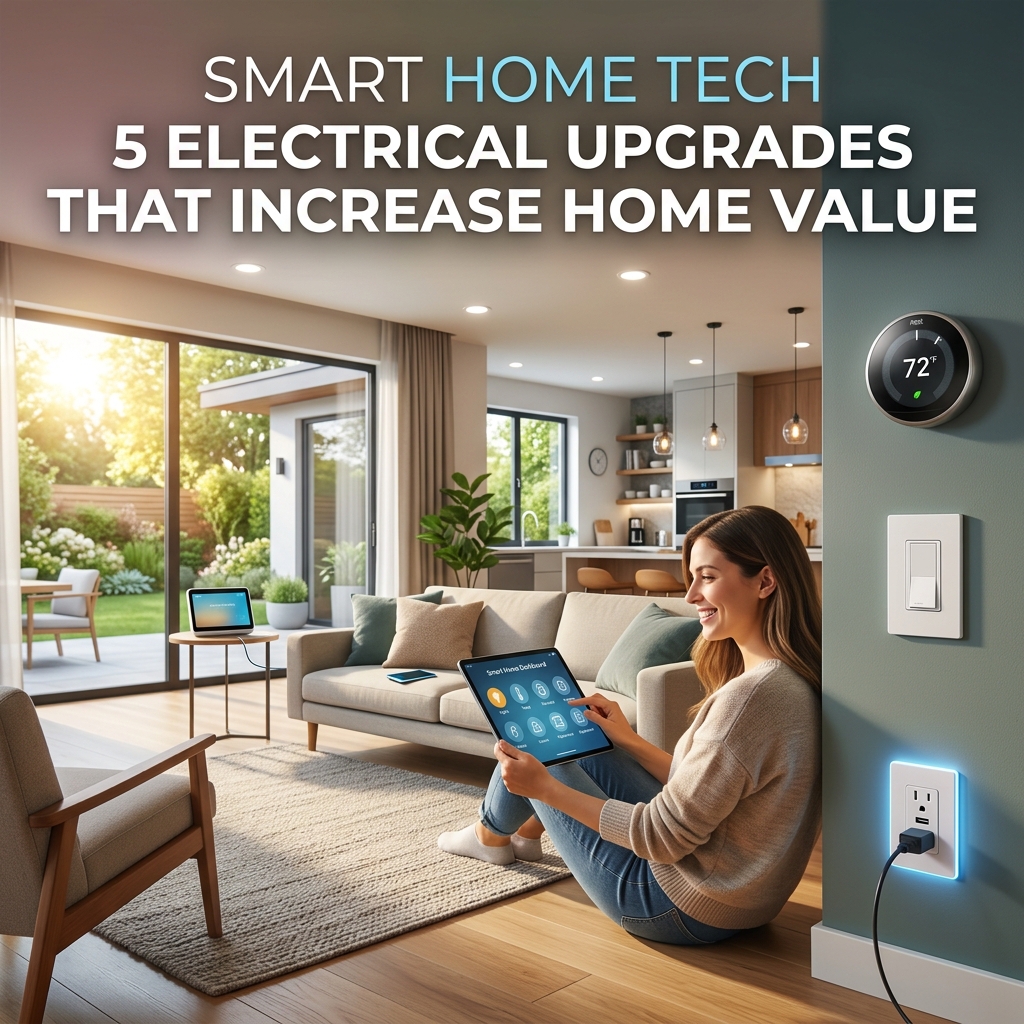 Smart Home Tech: 5 Electrical Upgrades That Increase Home Value
