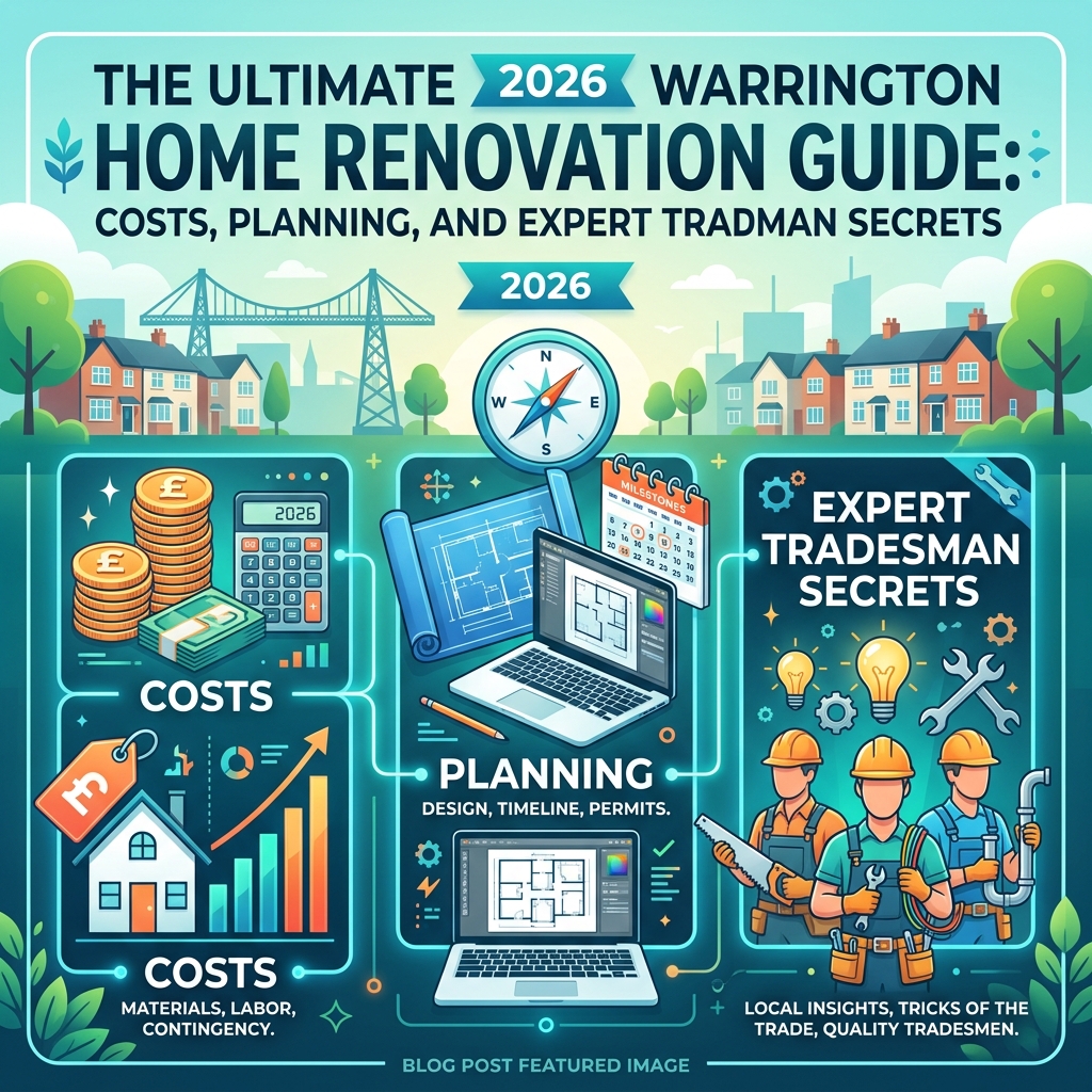 The Ultimate 2026 Warrington Home Renovation Guide: Costs, Planning, and Expert Tradesman Secrets