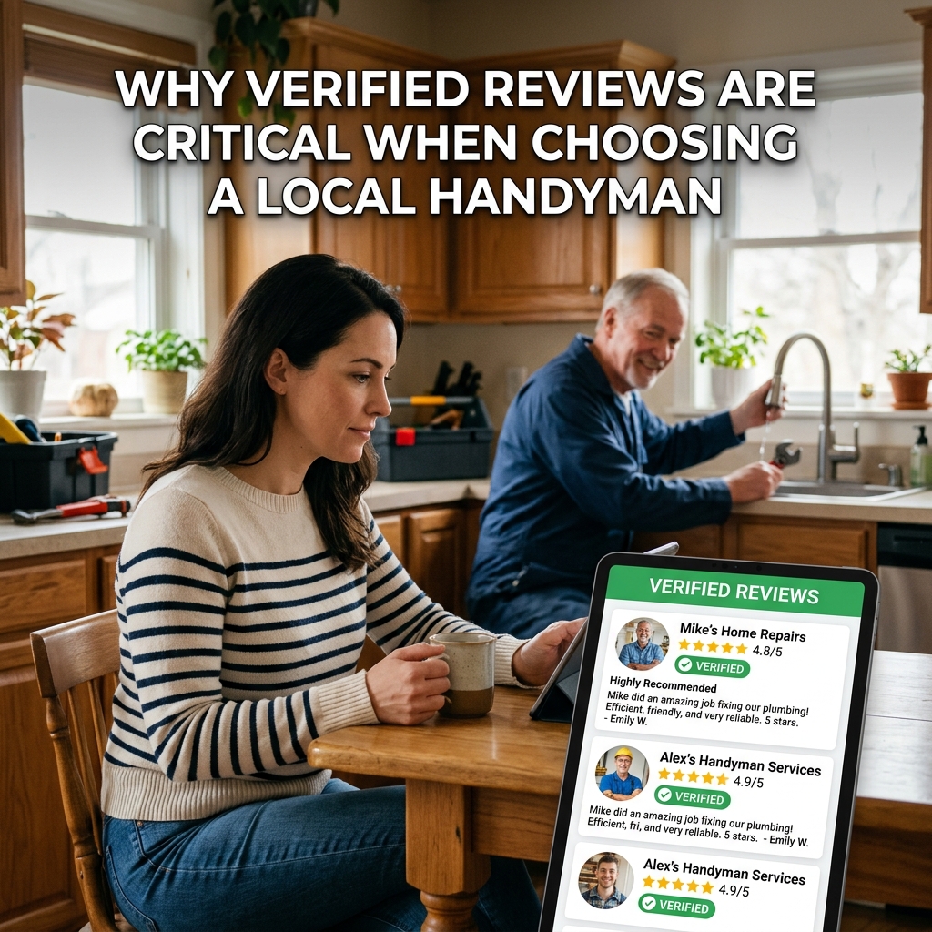 Why Verified Reviews are Critical When Choosing a Local Handyman