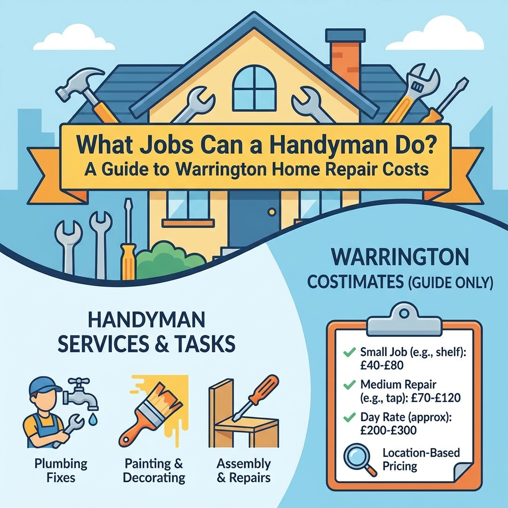 What Jobs Can a Handyman Do? A Guide to Warrington Home Repair Costs