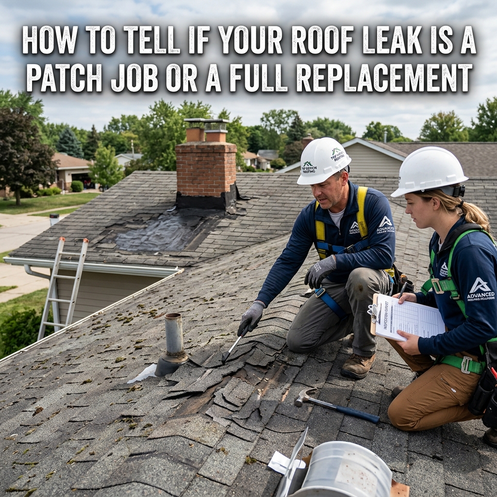 How to Tell if Your Roof Leak is a Patch Job or a Full Replacement