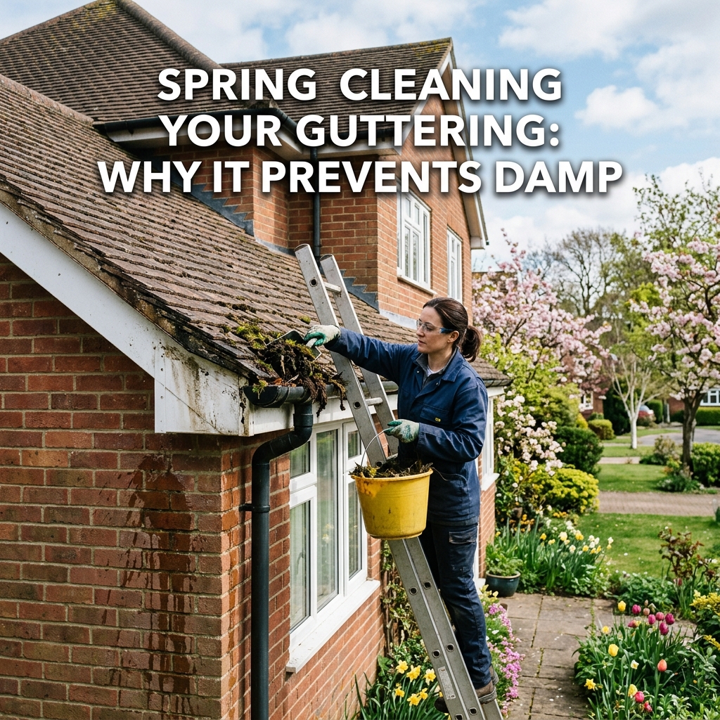 Spring Cleaning Your Guttering: Why It Prevents Damp