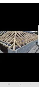Hip roof to extension built 